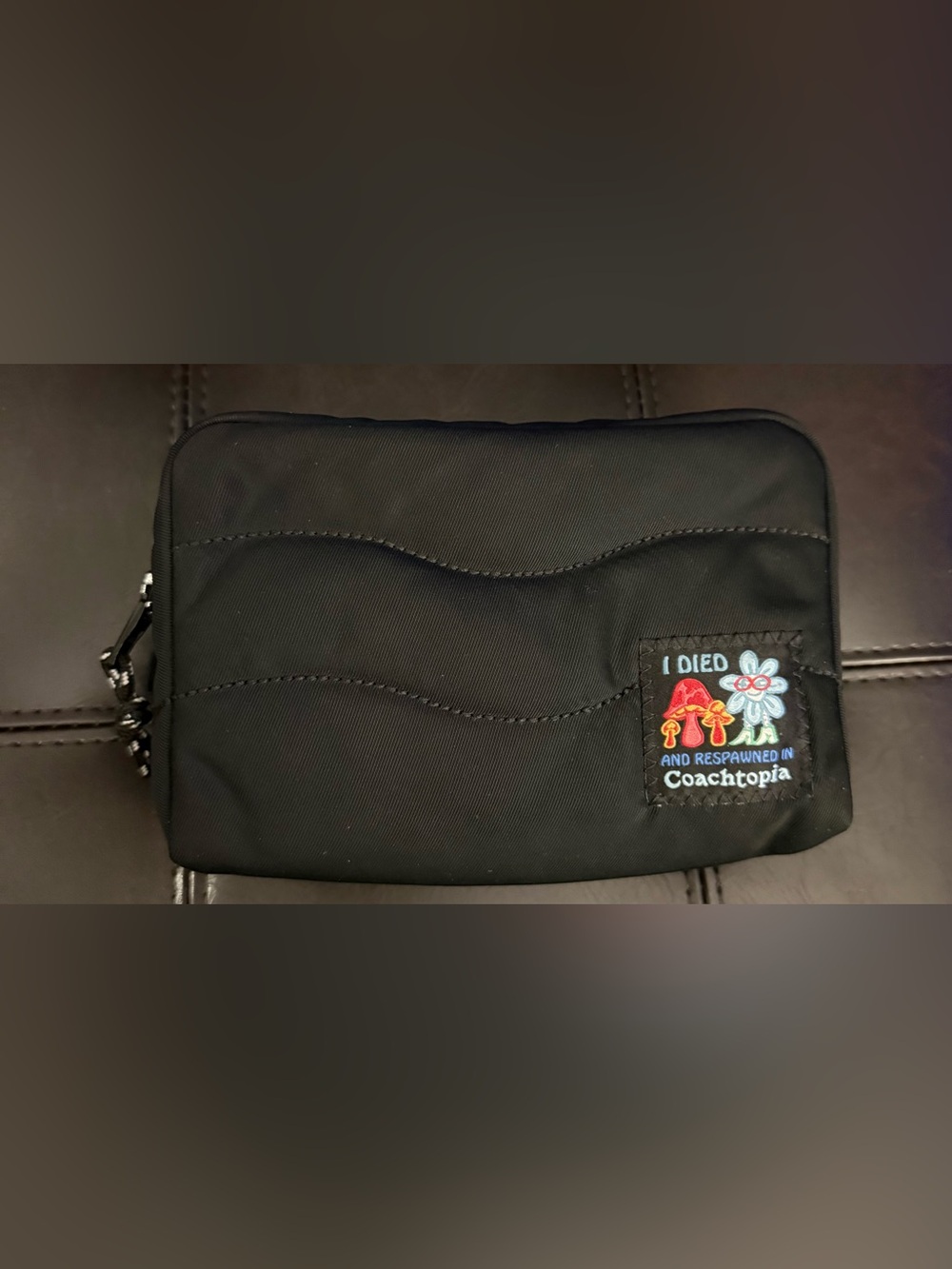 Authentic Coach Coachtopia Black Loop Pouch